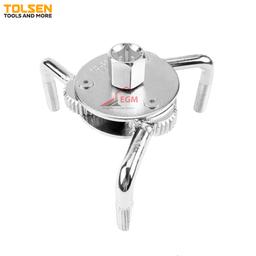 CLE A FILTRE A HUILE AUTO SERRANT A 3 PATTES 65-120MM TOLSEN - Image 1