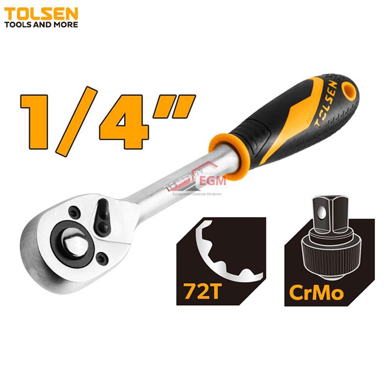 CLIQUET REVERSIBLE INDUSTRIEL 1/4" TOLSEN