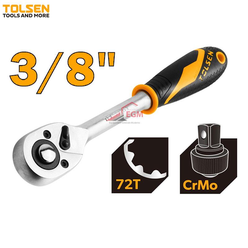 CLIQUET REVERSIBLE INDUSTRIEL 3/8" TOLSEN