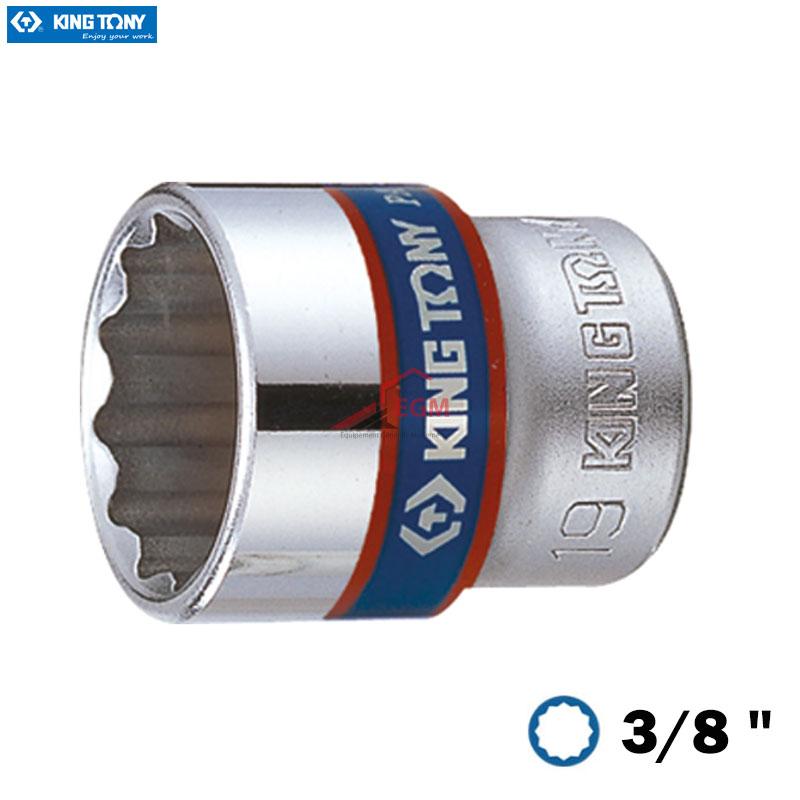 CLE A DOUILLE 3/8 12P SERIE COURTE KING TONY