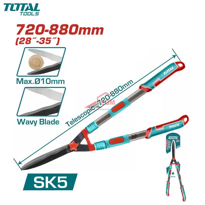 SECATEUR A HAIE A 2 BRAS TELESCOPIQUE 28-35" 720-880MM TOTAL