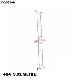 ECHELLE MULTIFONCTION 6 POSITION 5.01 METRE ALUMINUM 4X4 MARCHE HR016 CAGSON - Image 2