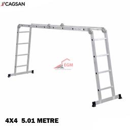 ECHELLE MULTIFONCTION 6 POSITION 5.01 METRE ALUMINUM 4X4 MARCHE HR016 CAGSON - Image 4