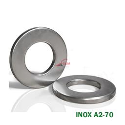 RONDELLE PLAT INOX A2-70 "304" DIN 125 ( PACK DE 100 PCS ) - Image 1