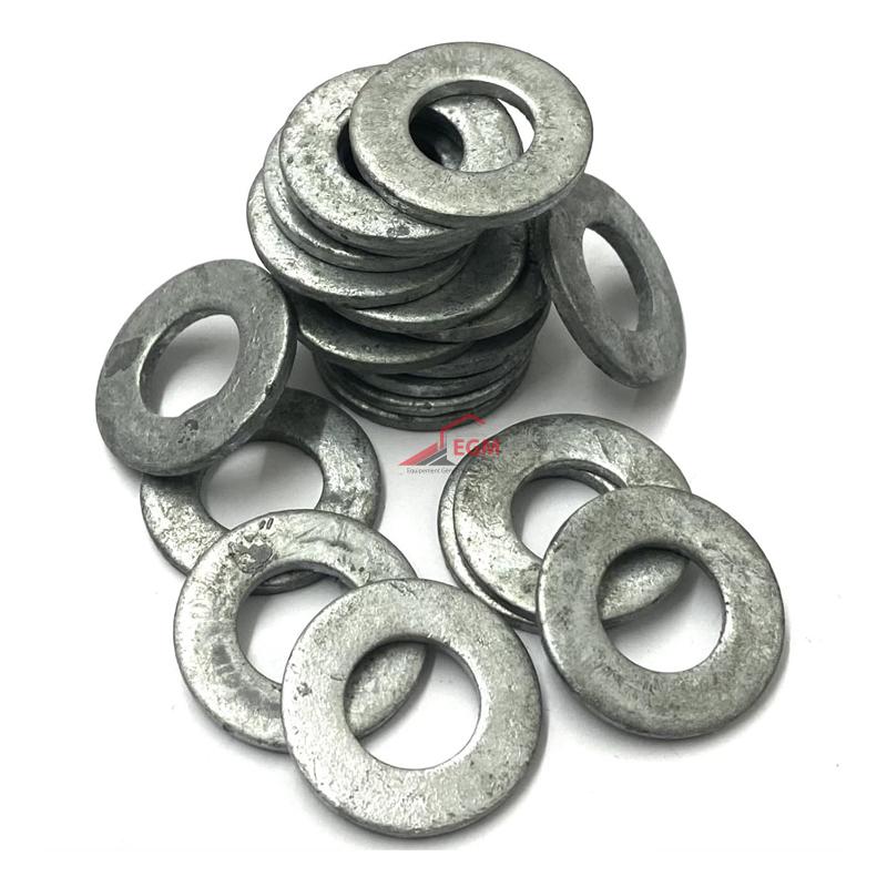 RONDELLE PLAT GALVANISE A CHAUD (HDG) DIN 125 ( PACK DE 100 PCS )