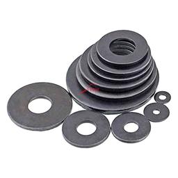 RONDELLE PLAT EN ACIER NOIR-PLAIN DIN 125 ( PACK DE 100 PCS ) - Image 1