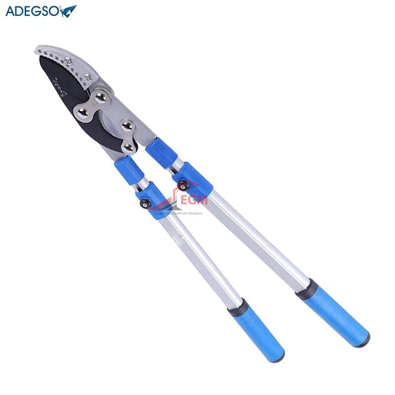 SECATEUR COUPE BRANCHES A 2 BRAS TELESCOPIQUE LAME COURTE ADEGSO