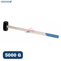 MASSE CARRE 05KG AVEC MANCHE BOIS 5.0KG ADEGSO - Image 1