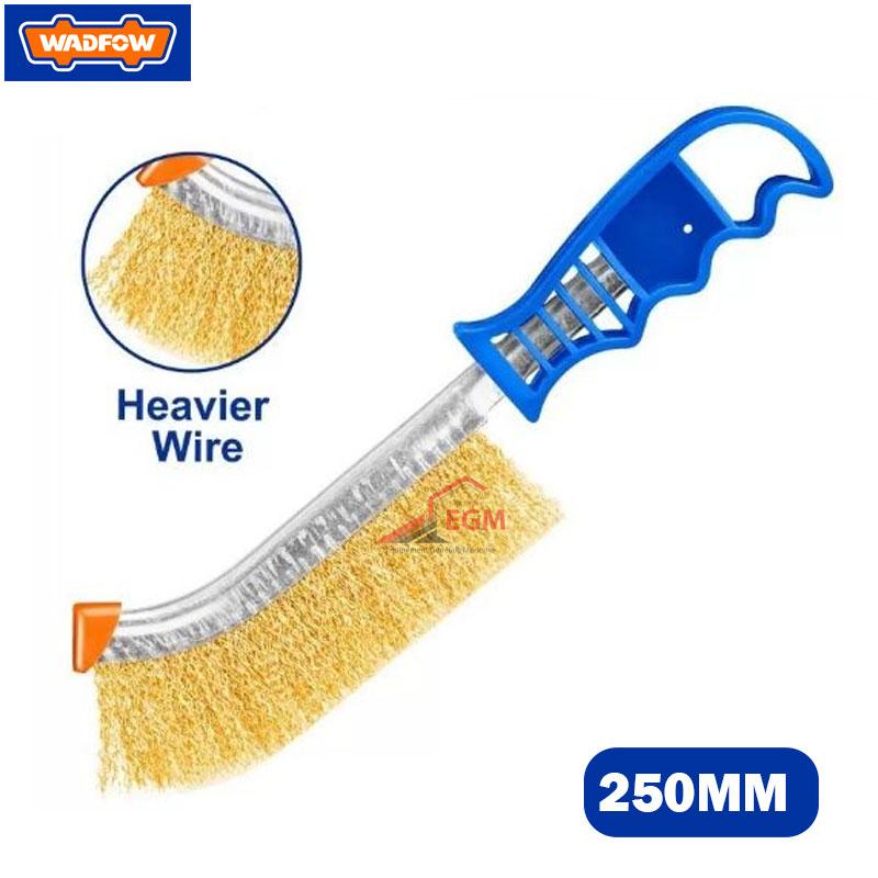 BROSSE METALIC MANCHE PLAST SPID 250MM WADFOW