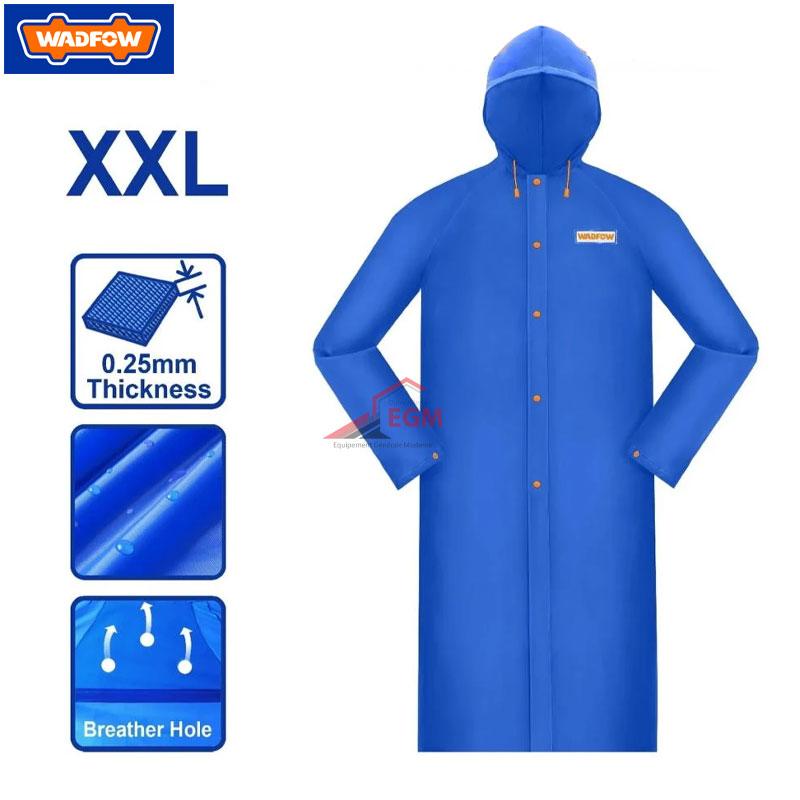 IMPERMEABLE MANTEAU TAILLE XXL BLEU WADFOW
