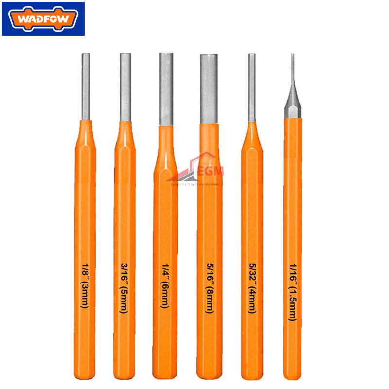 JEUX CHASSE GOUPILLE EN BTE 6PCS 152MM 1.5/3/4/5/6/8MM WADFOW