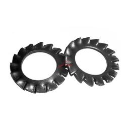 RONDELLE EVENTAIL A DENTURE EXTERIEUR NOIRE DIN 6798A (PACK DE 100 PCS ) - Image 3