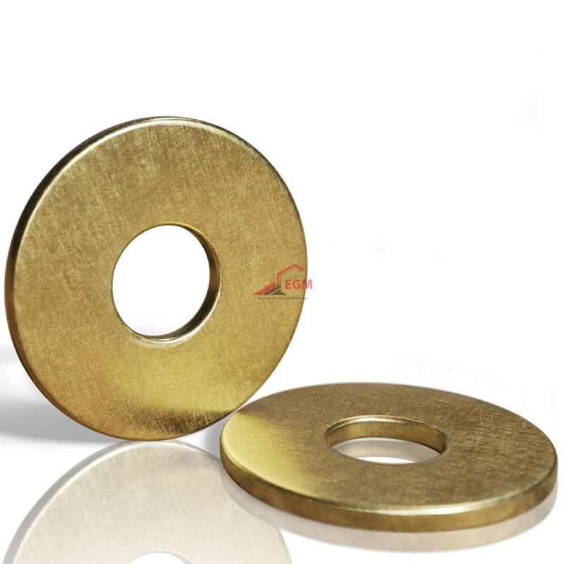 RONDELLE PLATE EN LAITON DIN 9021 ( PACK DE 100 PCS )