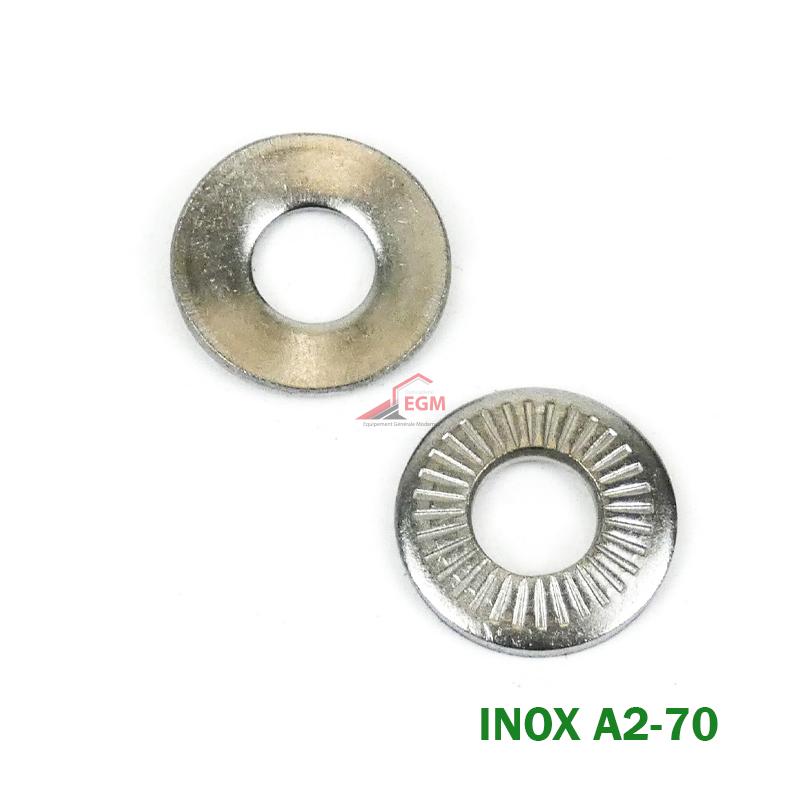 RONDELLE CONTACT EN INOX 304 ( PACK DE 100 PCS )