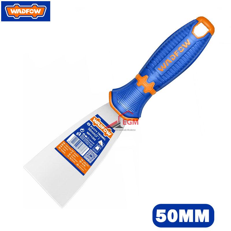 COUTEAU MASTIC MANCHE PLASTIQUE EN INOX 50MM WADFOW