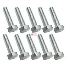 VIS A TETE HAXAGONALE EN ACIER ZINGUE 4.8 DIN 933 ( PACK DE 100 PCS ) - Image 1