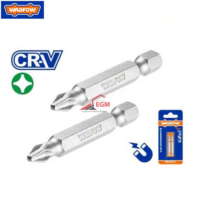 JEUX DE 2 EMBOUT DE T VIS PH 2X50 WADFOW