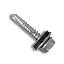 VIS AUTO-PERCEUSE + RONDELLE EN ACIER ZINGUE DIN 7504-K ( PACK DE 100 PCS ) - Image 2