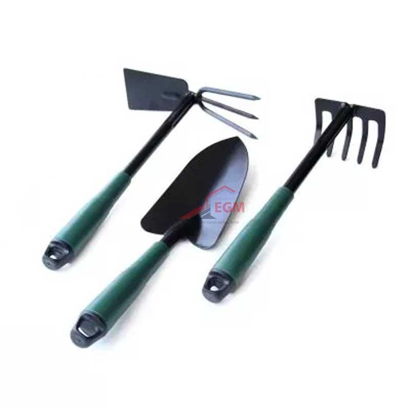 KIT DE JARDINAGE 3PCS PELLE/BINETTE/RATEAU DS GARDEN