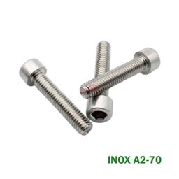 VIS A TETE CYLINDRIQUE CHC ( BTR ) DIN 912 EN INOX A2-70 "304" ( PACK DE 100 PCS ) - Image 1