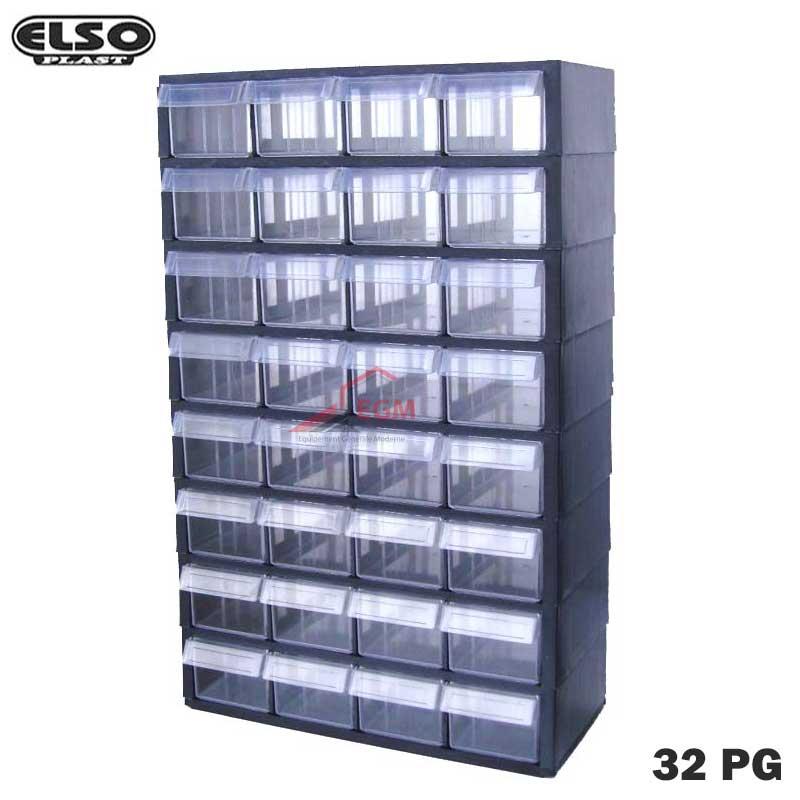 BLOC TIROIRE TR 32 PG PLAST ELSO