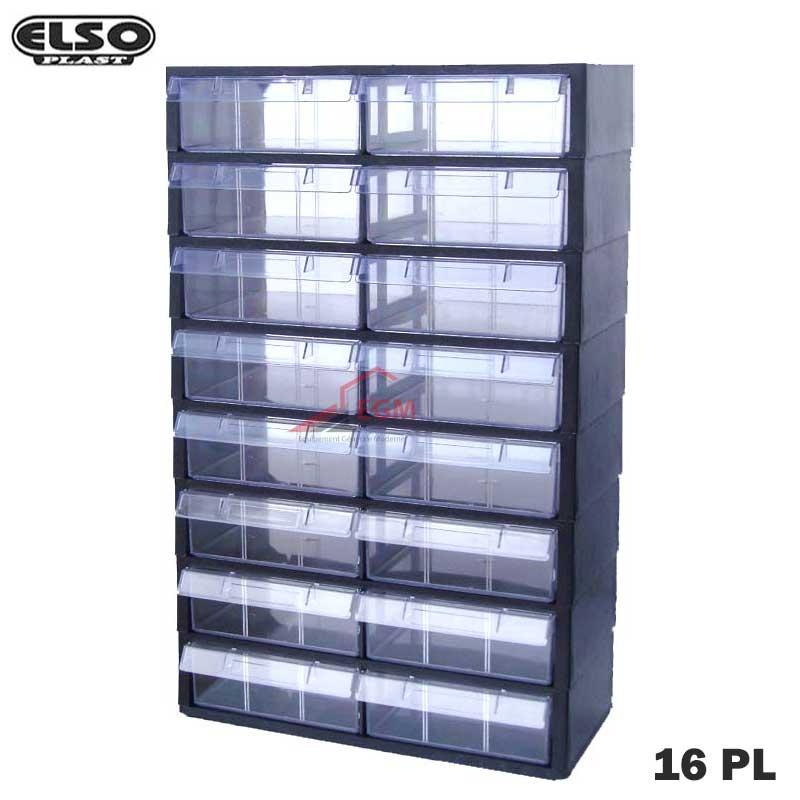 BLOC TIROIRE TR 16 PL PLAST ELSO