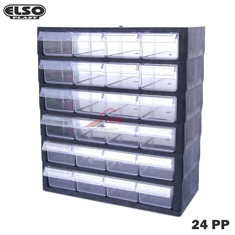 BLOC TIROIRE TR 24 PP PLAST ELSO