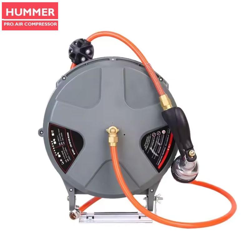 ENROULEUR JARDIN D'EAU 15MT AVEC PISTOLET HUMMER