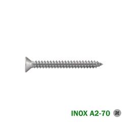 VIS PARKER TETE FRAISEE PLATE EN INOX A2-70 DIN 7982 "304" ( PACK DE 100 PCS ) - Image 2