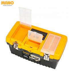 BOITE A OUTIL PLASTIQUE 19" NOIR & JAUNE MANO - Image 3