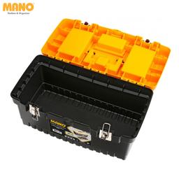 BOITE A OUTIL PLASTIQUE 19" NOIR & JAUNE MANO - Image 5