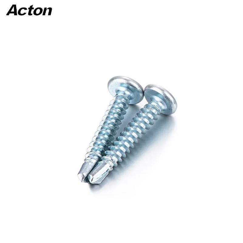 VIS PARKER AUTO-PERCEUSE TETE CYLINDRIQUE EN ACIER ZINGUE DIN 7504-M ACTON ( PACK DE 100 PCS )