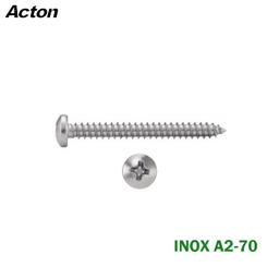 VIS PARKER TETE CYLINDRIQUE EN INOX A2-70 "304" DIN 7981 ( PACK DE 100 PCS ) - Image 2