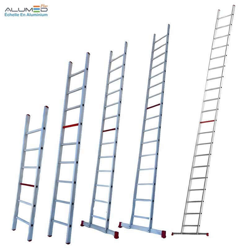 ECHELLE SIMPLE EN ALUMINIUM HAUTE RESISTANCE ALUMED PLUS