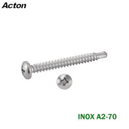 VIS PARKER AUTO-PERCEUSE TETE CYLINDRIQUE EN INOX DIN 7504-M ACTON ( PACK DE 100 PCS ) - Image 1