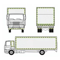 ROULEAU RUBAN ADHESIF REFLECHISSANT 50MMX25M JAUNE & NOIR - Image 3