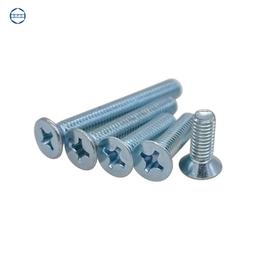 VIS A METAUX TETE FRAISEE PLATE EN ACIER ZINGUEE 4.8 DIN 965 ( PACK DE 100 PCS ) - Image 1