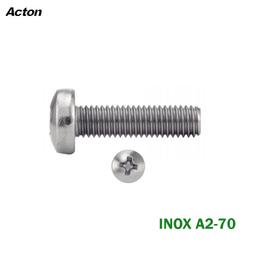 VIS A METAUX TETE CYLINDRIQUE EN INOX A2-70 DIN 7985 "304" ( PACK DE 100 PCS ) - Image 2
