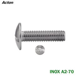 VIS A METAUX TETE RONDE POELIER EN INOX A2-70 "304" ( PACK DE 100 PCS ) - Image 2