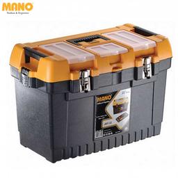 BOITE A OUTIL PLASTIQUE JUMBO 22" NOIR & JAUNE MANO - Image 1