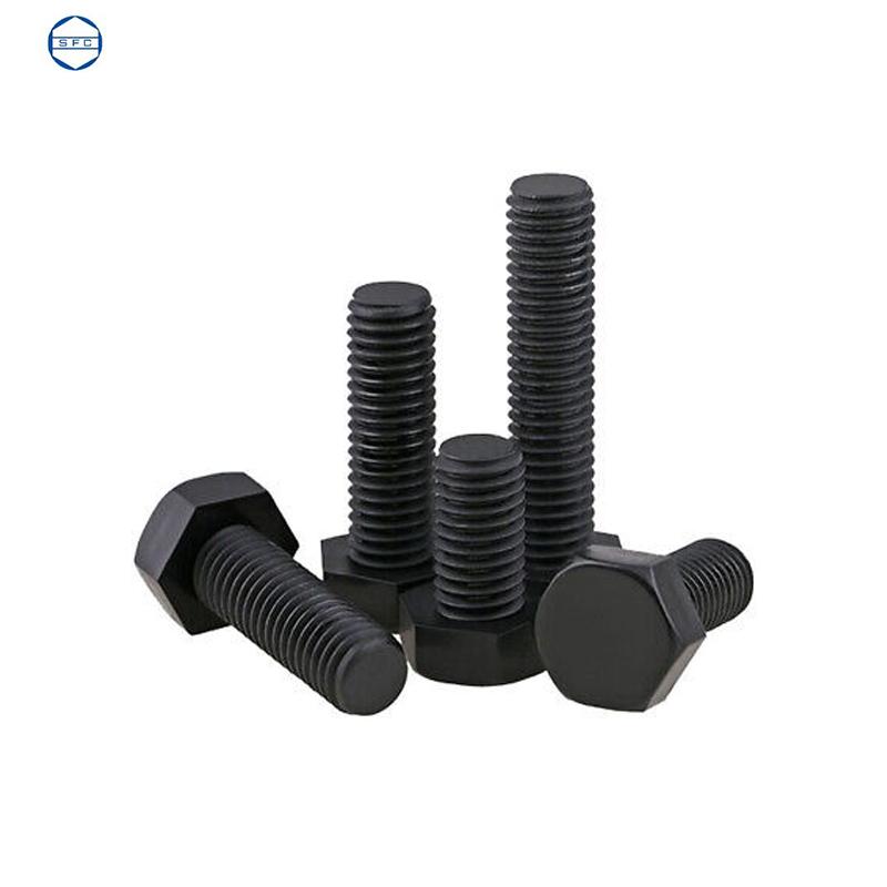 VIS A TETE HEXAGONALE EN ACIER NOIR 8.8 DIN 933 ( PACK DE 100 PCS )