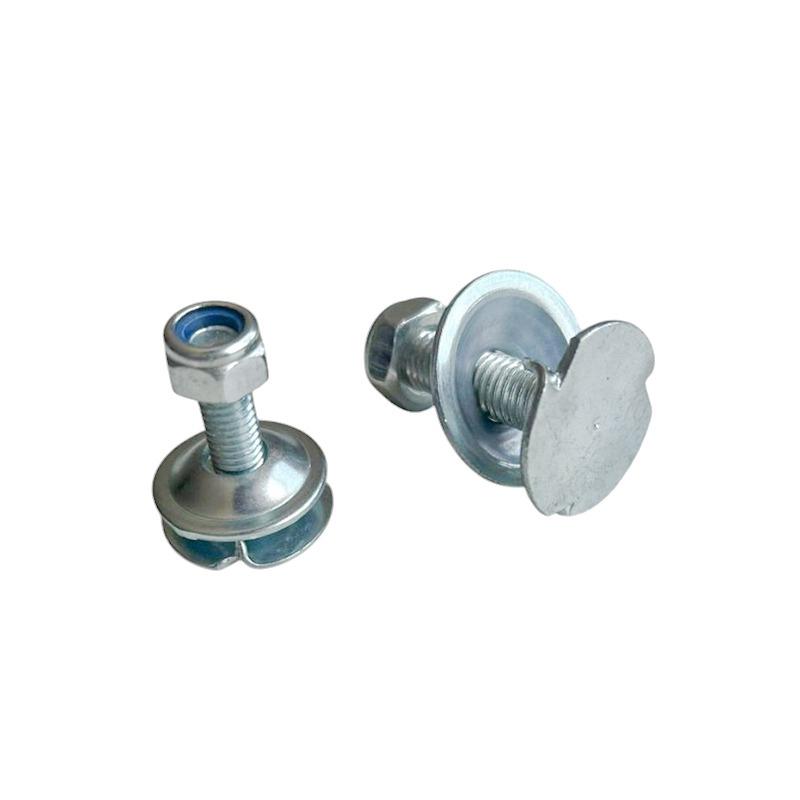 BOULON POUR GODET D'ELEVATEUR AVEC RONDELLE ET ECROU FREIN DIN 15237 ( PACK DE 100 PCS )