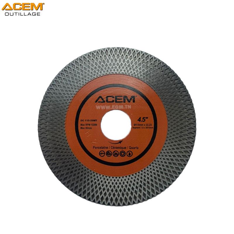 DISQUE DIAM ULTRA FIN P D115MMX1.6X20MT COUPE ET DEMOULAGE ACEM