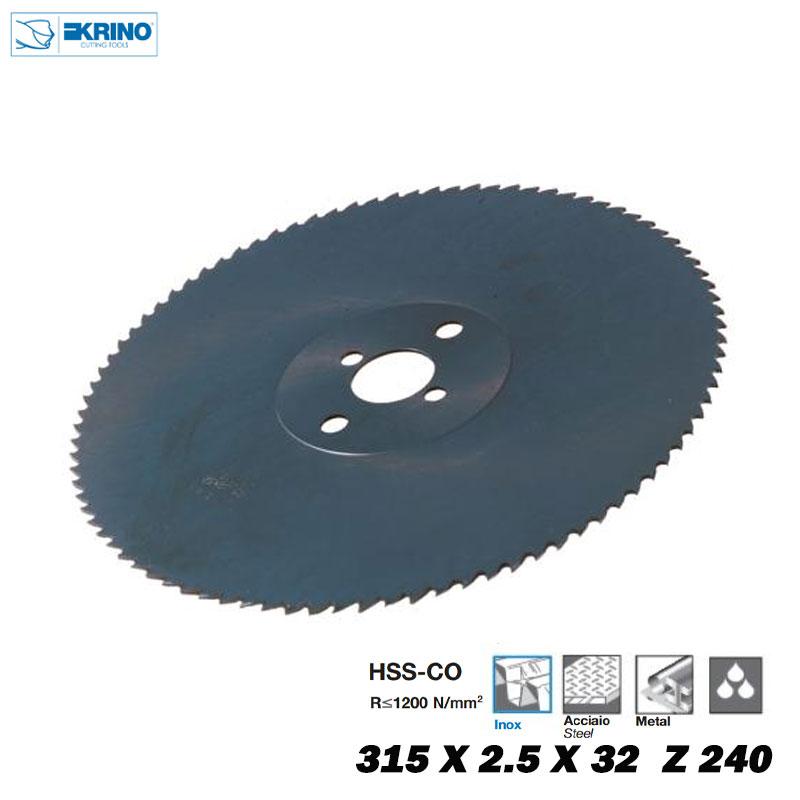 FRAISE SCIE EN HSS-CO 315X2.5X32 Z 240 KRINO