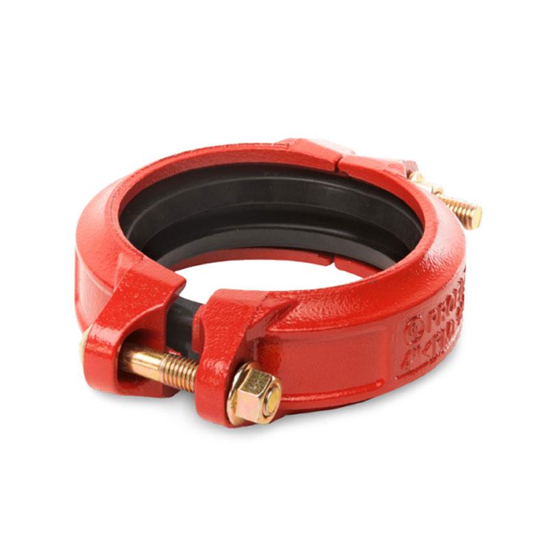 RACCORD RIGIDE RAINURE AVEC JOINT UL/FL GKS ROUGE