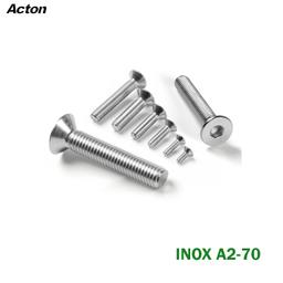 VIS A TETE FRAISEE CREUX EN INOX A2-70 DIN 7991 ( PACK DE 100 PCS ) - Image 1