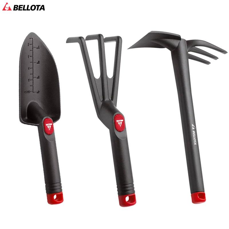 KIT DE JARDINAGE 3PCS PELLE/BINETTE/RATEAU EN FIBRE DE VERRE BELLOTA