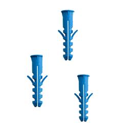 CHEVILLE PLASTIQUE BLEU ( PACK DE 100 PCS ) - Image 3