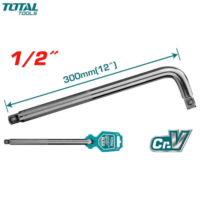 BRAS EN L EN CR-V 1/2" L 300MM TOTAL