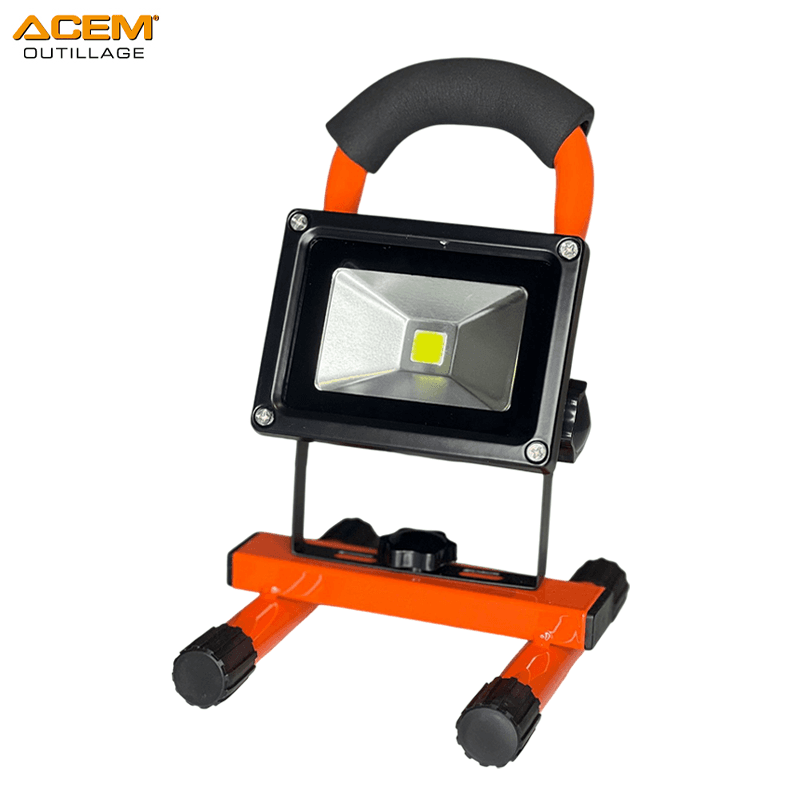 PROJECTEUR RECHARGEABLE PORTATIVE LED 10W ACEM